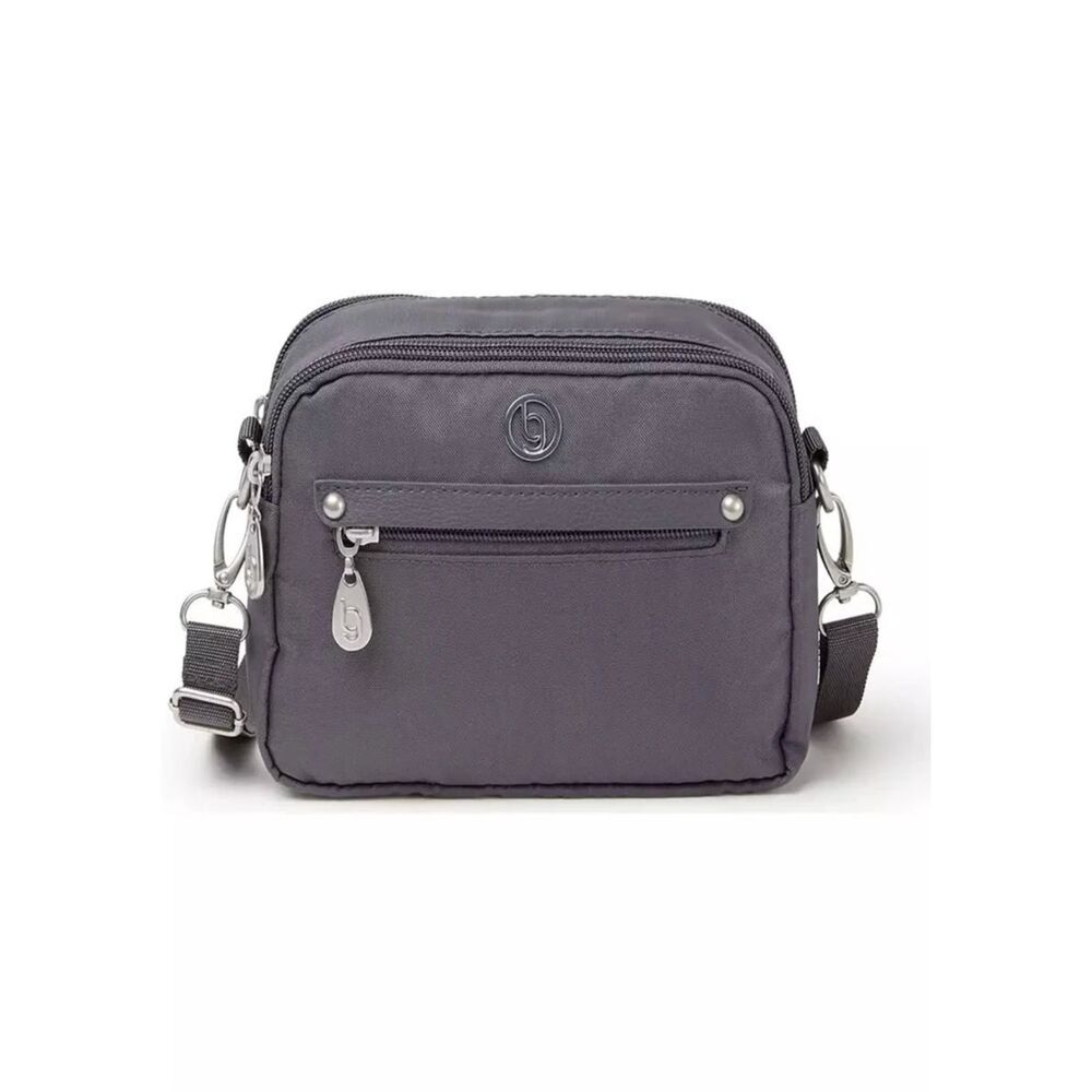 Baggallini Oakland Crossbody Water Resistant Bag New Without Tags In Medium Gray